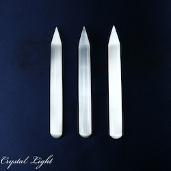 China, glassware and earthenware wholesaling: Selenite Point Wand