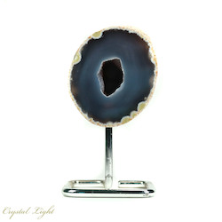 China, glassware and earthenware wholesaling: Agate Geode on Stand