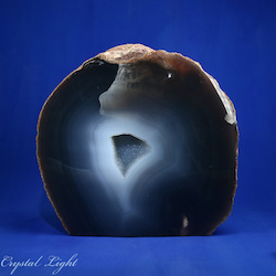 China, glassware and earthenware wholesaling: Natural Agate Cut Base Geode Large