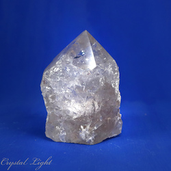 China, glassware and earthenware wholesaling: Clear Quartz Cut Base Point