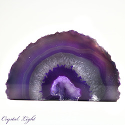 Purple Agate Cut Base