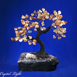 China, glassware and earthenware wholesaling: Citrine Druse Tree