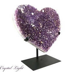 Amethyst Druse Heart on Stand