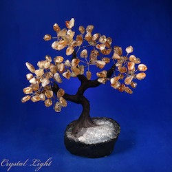 China, glassware and earthenware wholesaling: Citrine Druse Tree