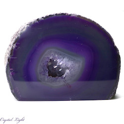 Purple Agate Cut Base