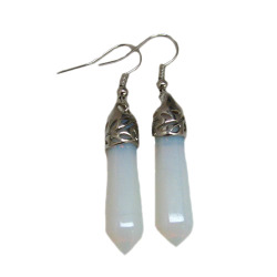 China, glassware and earthenware wholesaling: Opalite Point Earrings