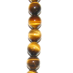 China, glassware and earthenware wholesaling: Tiger Eye 12mm Beads