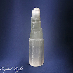 China, glassware and earthenware wholesaling: Selenite Tower Large (20cm)