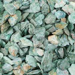 China, glassware and earthenware wholesaling: Fuchsite Rough Small/ 250g