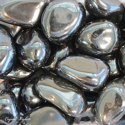 China, glassware and earthenware wholesaling: Hematite Tumble 30-50mm/300g