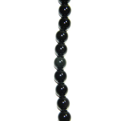 China, glassware and earthenware wholesaling: Goldsheen Obsidian 8mm Beads