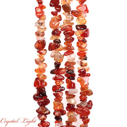 China, glassware and earthenware wholesaling: Orange Agate Chip Beads