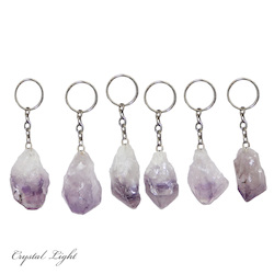 China, glassware and earthenware wholesaling: Amethyst Point Keychain