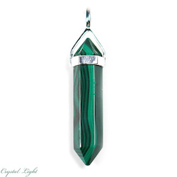 China, glassware and earthenware wholesaling: Malachite DT Pendant Sterling Silver