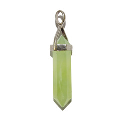 New Jade DT Pendant Sterling Silver