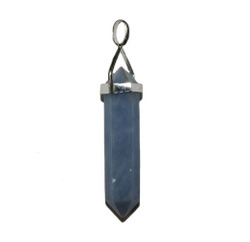 China, glassware and earthenware wholesaling: Blue Quartz DT Pendant Sterling Silver