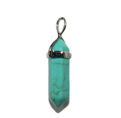 China, glassware and earthenware wholesaling: Light Blue Howlite DT Pendant