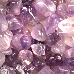 China, glassware and earthenware wholesaling: Amethyst Tumble 20-40mm 250g