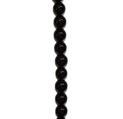 Black Tourmaline 8mm Round Beads