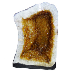 China, glassware and earthenware wholesaling: Citrine Geode