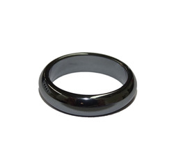 China, glassware and earthenware wholesaling: Hematite Ring L (size 11)