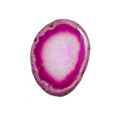 China, glassware and earthenware wholesaling: Pink Agate Slice Small