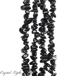 China, glassware and earthenware wholesaling: Black Obsidian Chip Beads