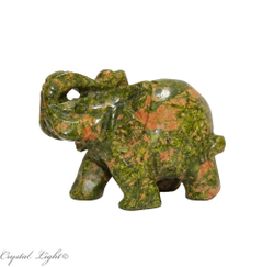 China, glassware and earthenware wholesaling: Unakite Elephant Small