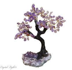 China, glassware and earthenware wholesaling: Amethyst Druse Tree Large