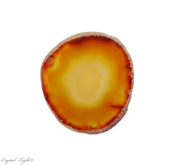 China, glassware and earthenware wholesaling: Natural Agate Slice Small