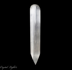 Selenite Point Wand Thick