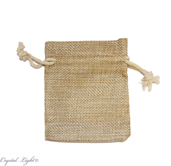 China, glassware and earthenware wholesaling: Hessian Style Gift Pouch Med