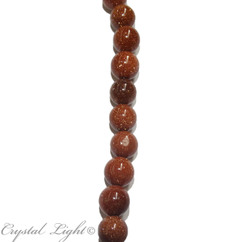 China, glassware and earthenware wholesaling: Goldstone 10mm Round Beads