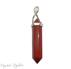 China, glassware and earthenware wholesaling: Red Jasper DT Pendant Sterling Silver