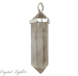 China, glassware and earthenware wholesaling: Smokey Quartz DT Sterling Silver Pendant