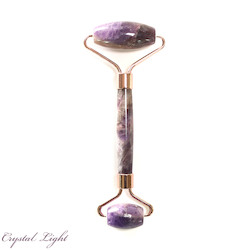 China, glassware and earthenware wholesaling: Chevron Amethyst Facial Roller