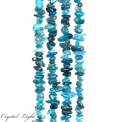 China, glassware and earthenware wholesaling: Blue Apatite Chip Beads