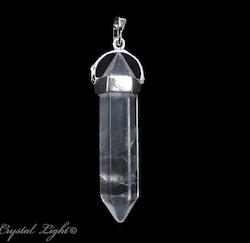 China, glassware and earthenware wholesaling: Clear Quartz Large DT Pendant