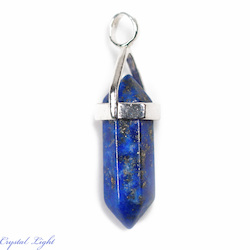 China, glassware and earthenware wholesaling: Lapis Lazuli DT Pendant Short Sterling Silver