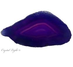 China, glassware and earthenware wholesaling: Purple Agate slice Tiny