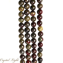 China, glassware and earthenware wholesaling: Dragonstone 8mm Round Bead