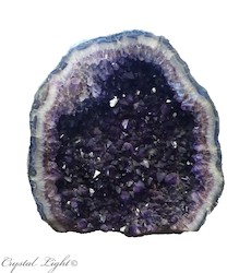 China, glassware and earthenware wholesaling: Amethyst Geode Plate
