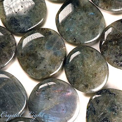 China, glassware and earthenware wholesaling: Labradorite Flatstone