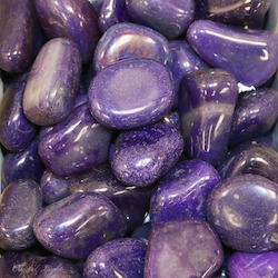 Purple Dyed Agate tumble 40-50mm/250g