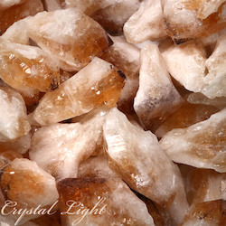 China, glassware and earthenware wholesaling: Citrine Points Medium / 250g