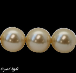 China, glassware and earthenware wholesaling: Light Gold Pearl - 10mm