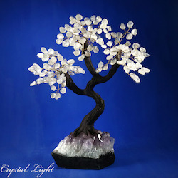 China, glassware and earthenware wholesaling: Clear Quartz Druse Tree