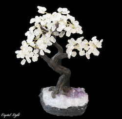 China, glassware and earthenware wholesaling: Clear Quartz Druze Tree