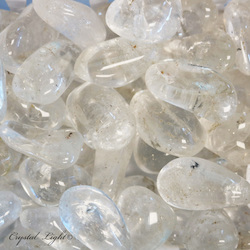 China, glassware and earthenware wholesaling: Clear Quartz Brazil Tumble 30-50mm/250g