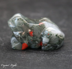 China, glassware and earthenware wholesaling: African Bloodstone Frog - Small